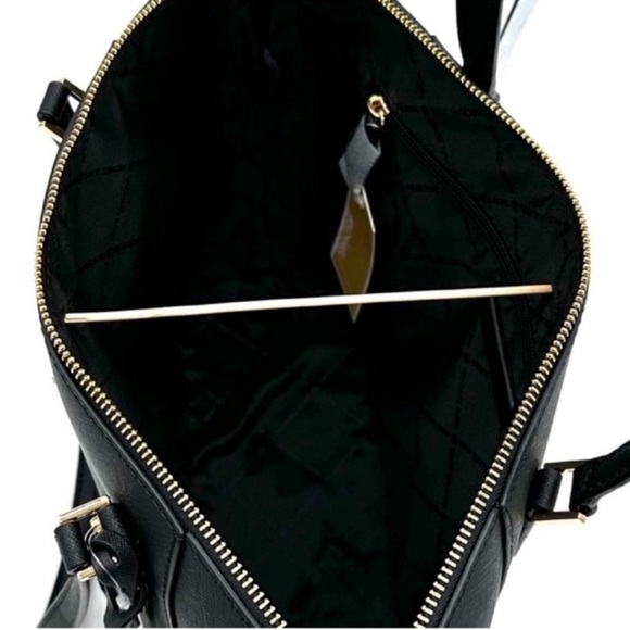 Michael Kors Large Charlotte Tote Bag & Large Continental Wallet Wristlet Black - Picture 9 of 15